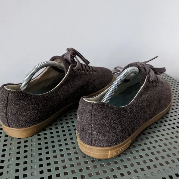 SeaVees / Grayers Hermosa Plimsoll  - Wool Flannel Shoes - Mens Size 9.5 - Picture 3 of 5